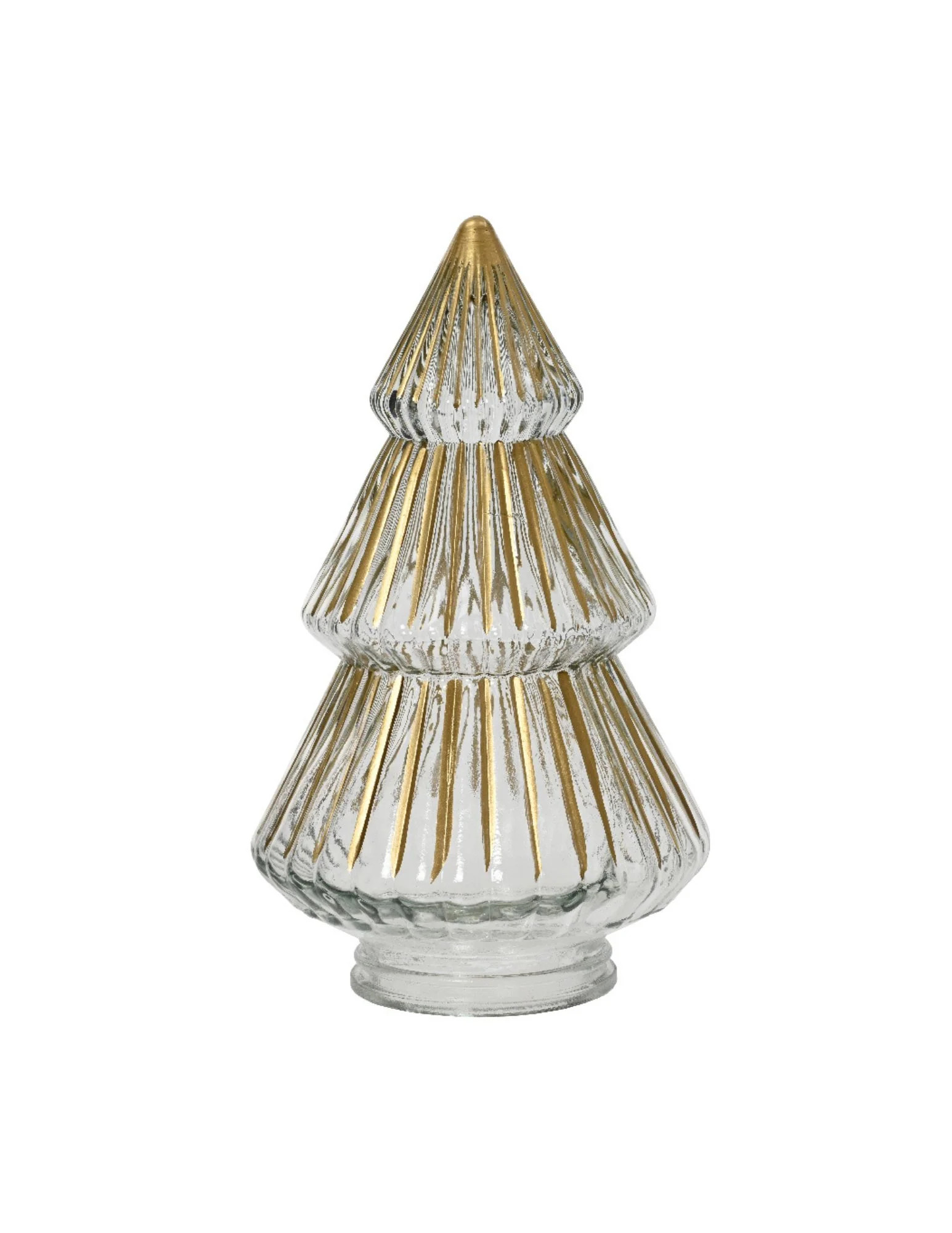 Clear & Gold Glass Tree | Gatehouse No.1