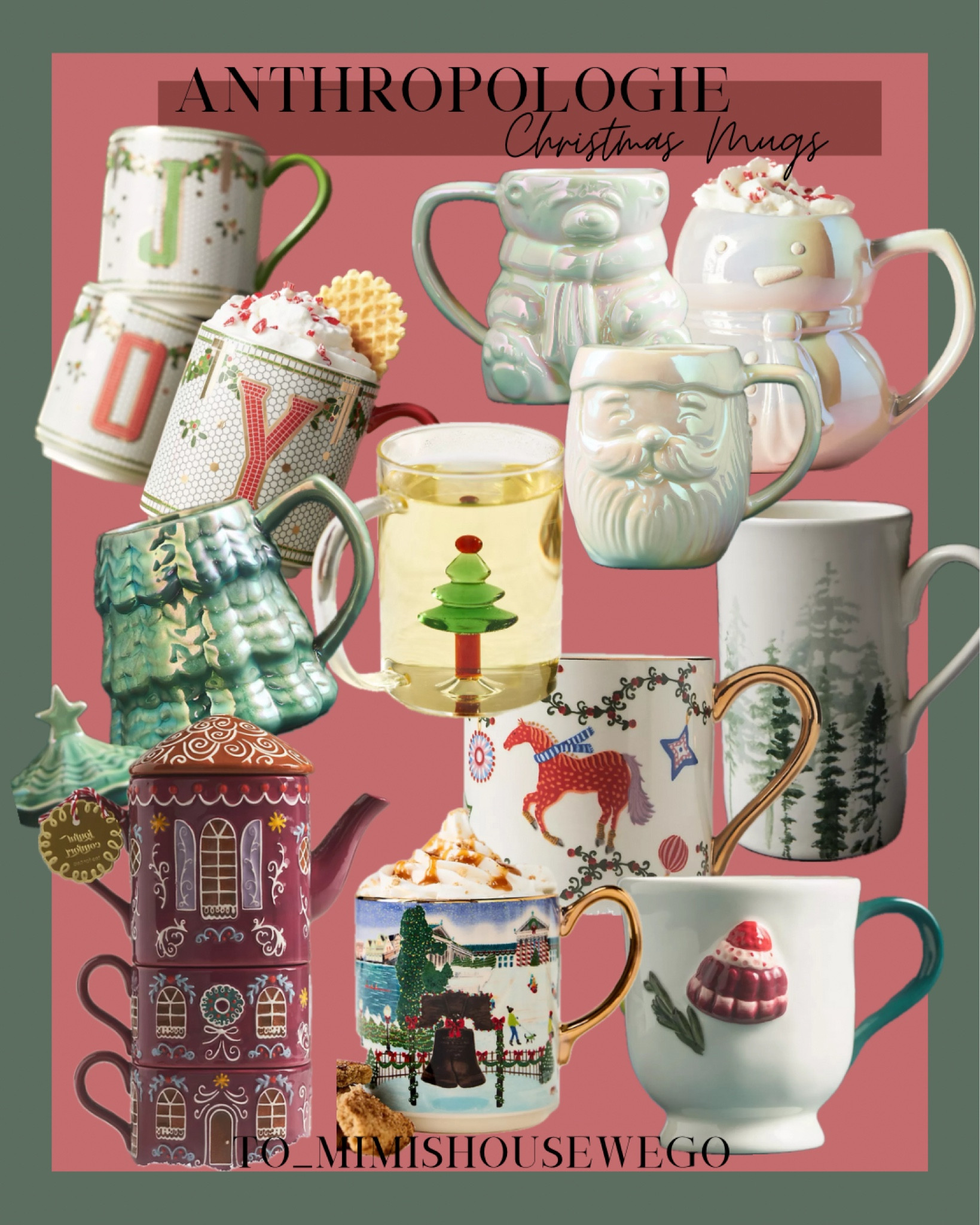 The cutest Christmas Mugs! 

#LTKSeasonal #LTKFamily
