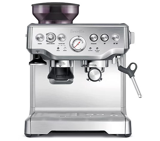 Breville Barista Express Programmable Espressochine - QVC.com | QVC