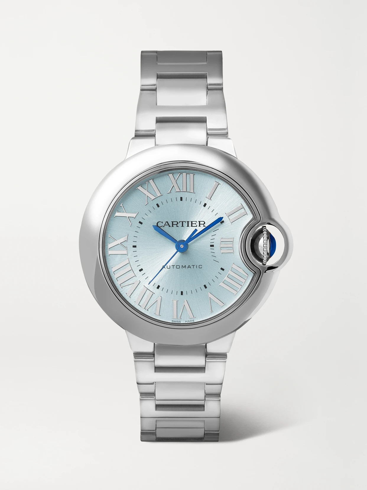 Cartier - Ballon Bleu De Cartier Automatic 33mm Stainless Steel Watch - Silver | NET-A-PORTER (US)