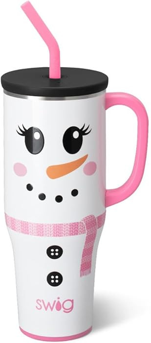 Swig Life 40oz Mega Mug, 40oz Tumbler with Handle and Straw, Extra Large Insulated Tumblers, Cup ... | Amazon (US)