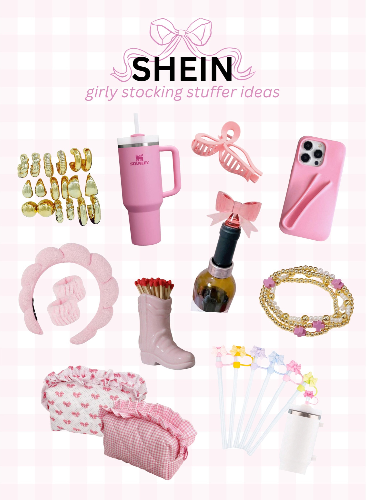 For my early bird Christmas shoppers 🤶🏼 girly stocking stuffed ideas! Also cute birthday ideas for a girlfriend! #SHEIN

#LTKSeasonal