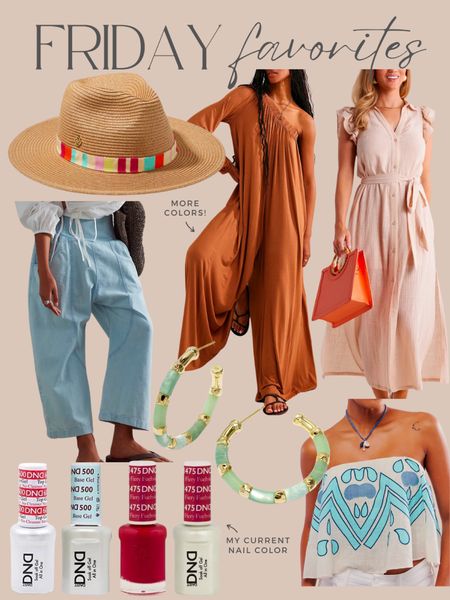 Friday favorites part 2!🩵

Summer dress. Jeans. Nails. Beach hat. Vacation outfit. 

#LTKFindsUnder100 #LTKFindsUnder50 #LTKStyleTip