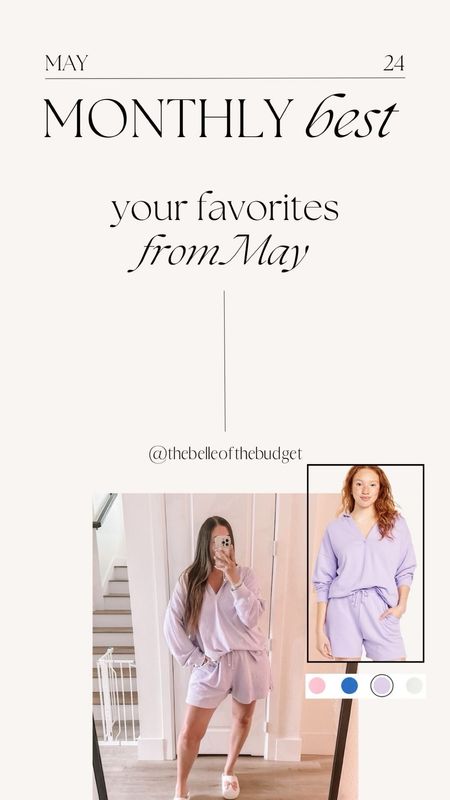 Your favorites from May! My go to everyday comfy outfit! 

#LTKStyleTip #LTKSeasonal