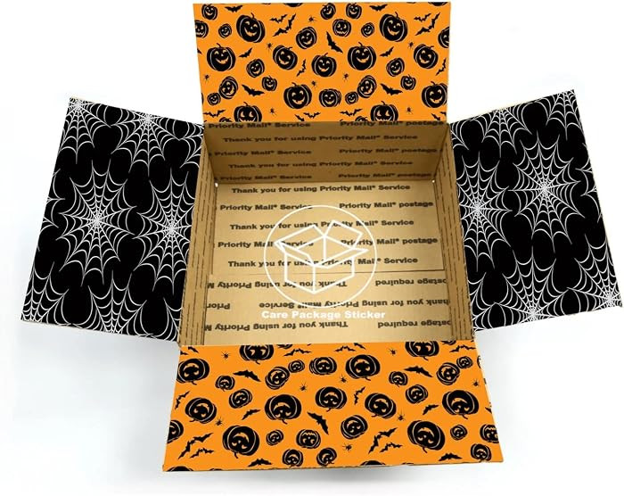 Halloween Box Care Package Stickers for Long Distance Couples - Pumpkins | Amazon (US)