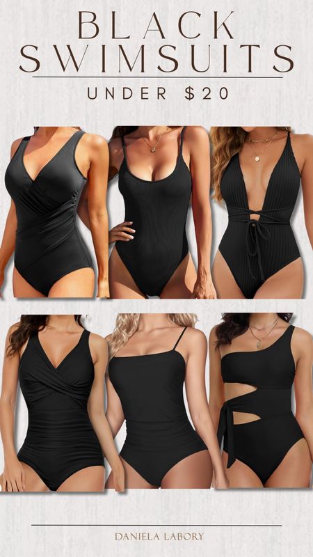 Black Swimsuits under $20 on Amazon 🖤

Swimwear, summer, one piece, flattering, Resortwear, beach vacation, postpartum, mom friendly 

#LTKSwim #LTKTravel #LTKFindsUnder50