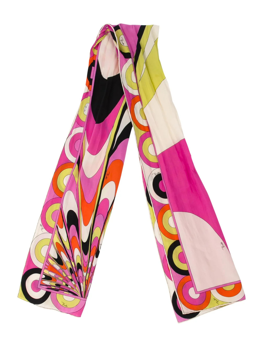 Emilio Pucci Silk Printed Scarf - Neutrals Scarves and Shawls, Accessories - EMI148712 | The Real... | The RealReal