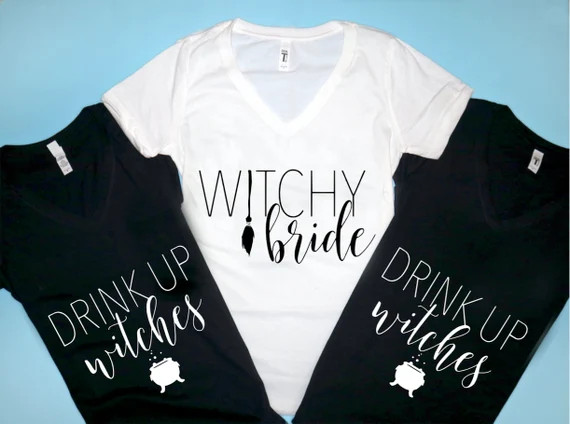 Bachelorette Party Shirts Drink up Witches Shirt Halloween - Etsy | Etsy (US)