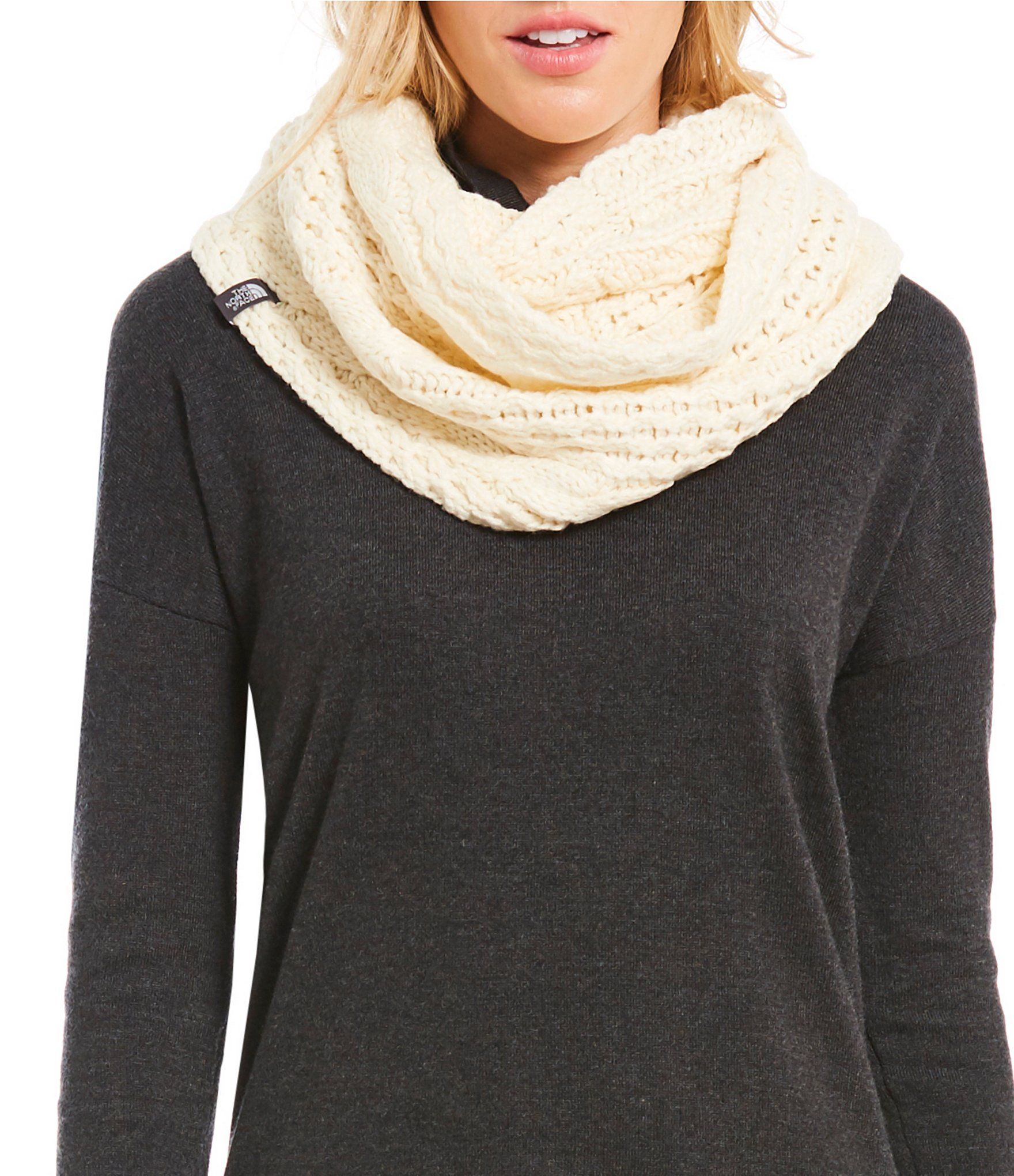 The North Face Minna Cable-Knit Infinity Scarf | Dillards Inc.