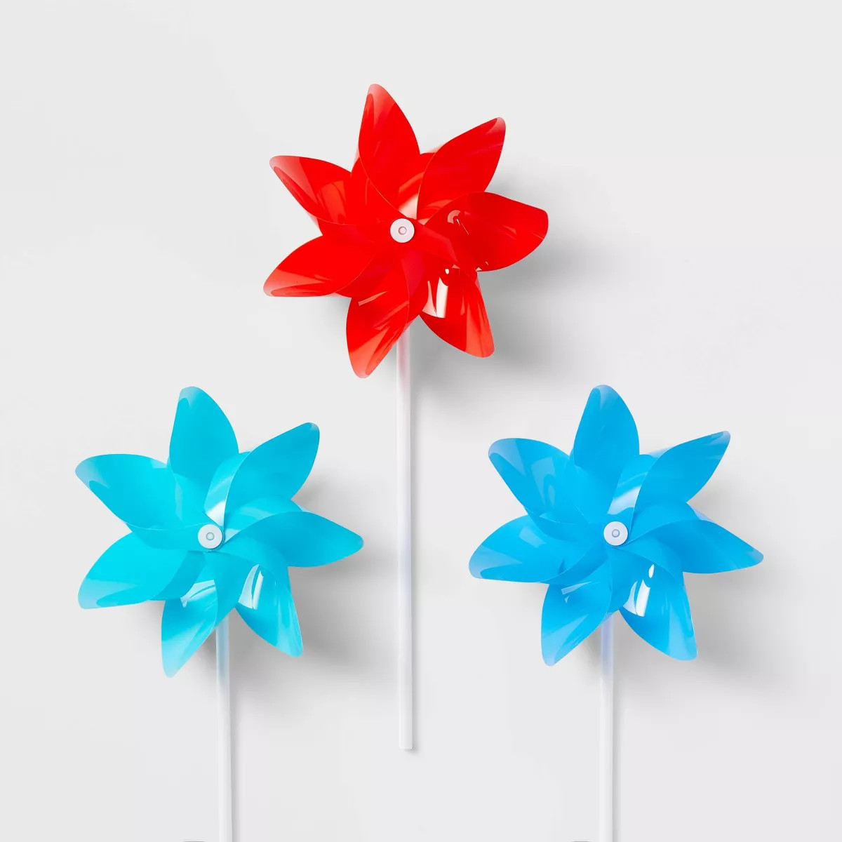 3pk Mini Pinwheels Red Blue & Light Blue - Sun Squad™ | Target