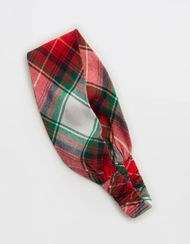 Aerie Flannel Sleep Headband | Aerie