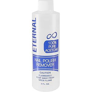 Eternal 100% Pure Acetone – Quick Professional Ultra-Powerful Nail Polish Remover for Natural, Gel,  | Amazon (US)