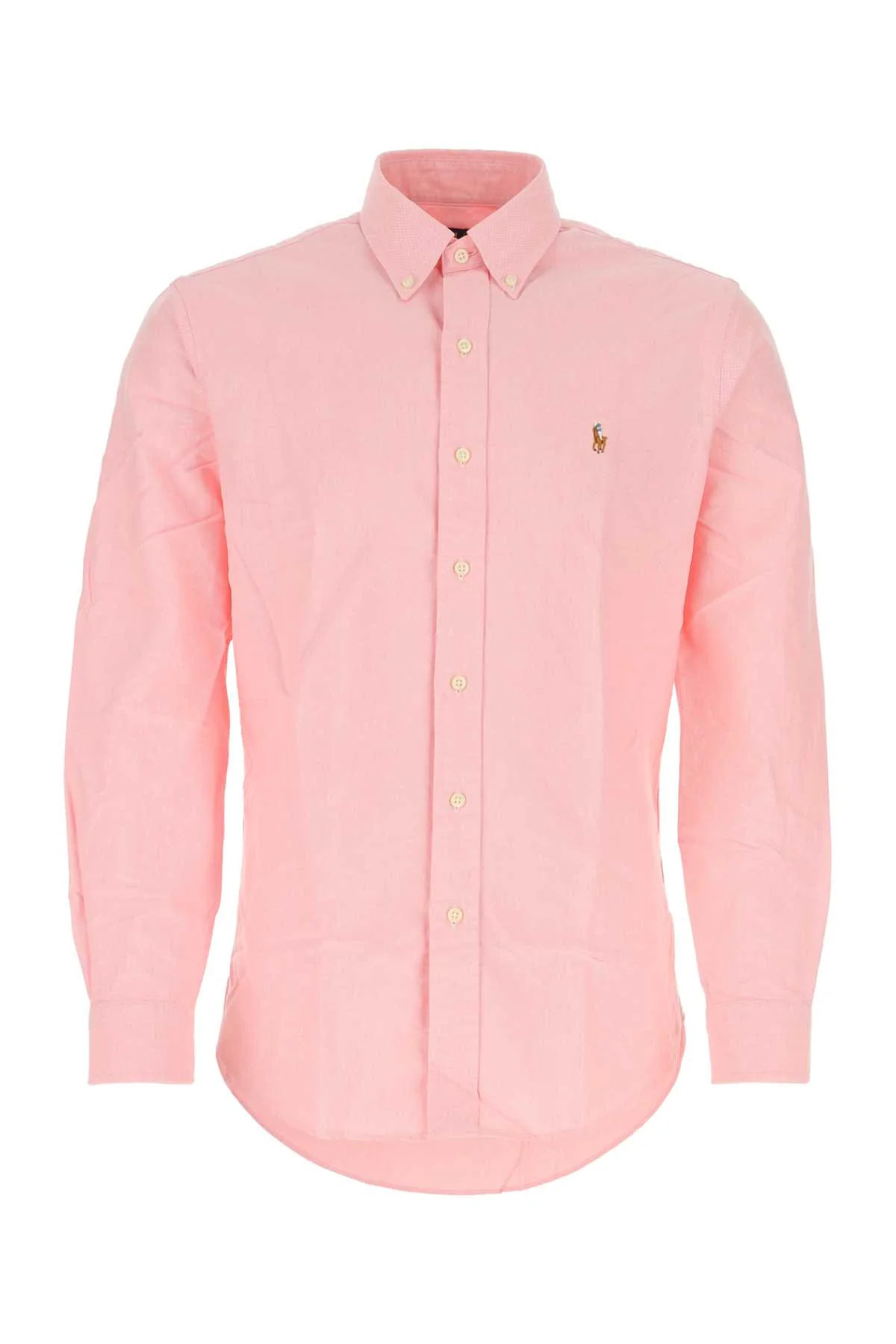 Polo Ralph Lauren Oxford Cotton Shirt — Pink - XXL | Italist Inc.
