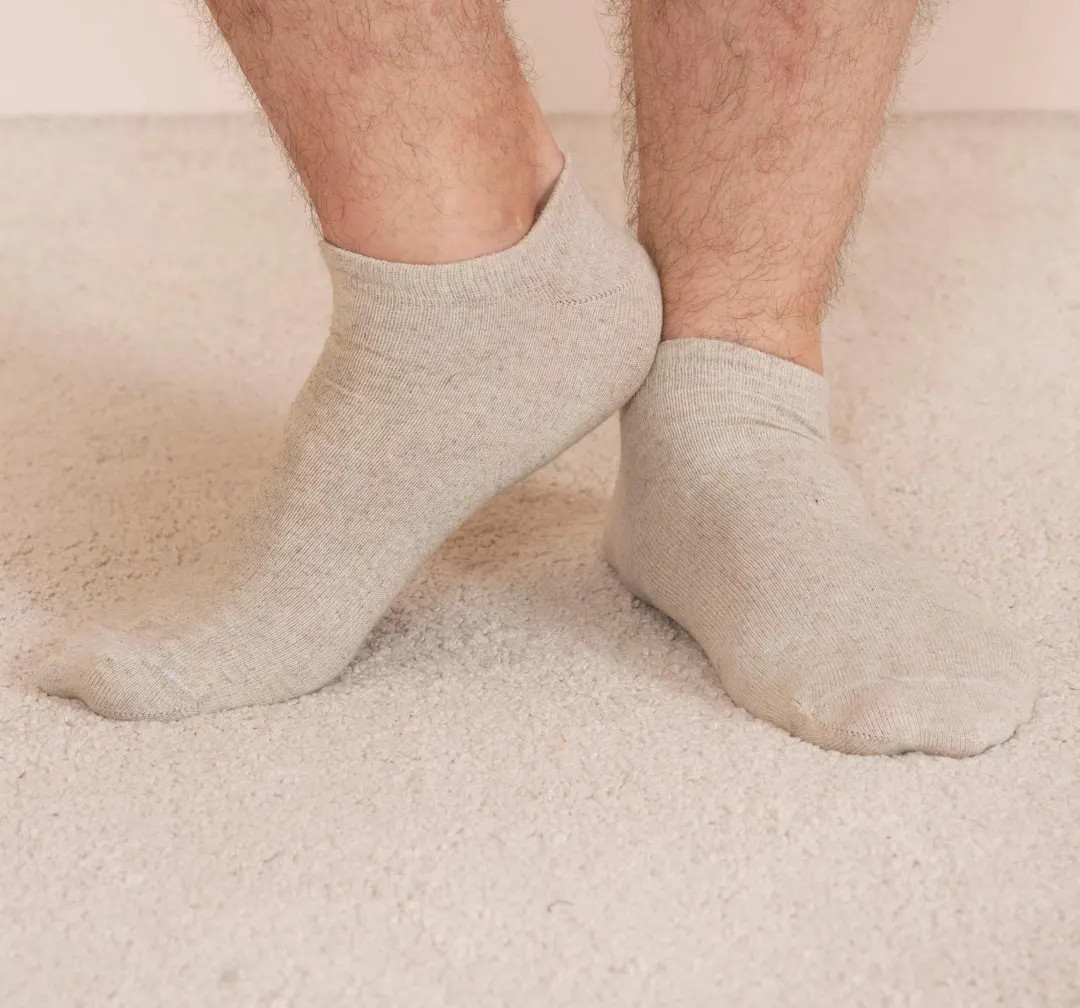 Handmade Linen Nettle Socks for Women and Men (1 Pair). Cozy Organic Vegan Ankle Socks. Eco Frien... | Etsy (US)