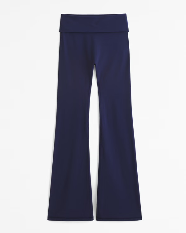 Women's YPB studioFLEX Foldover Mini Flare Legging | Women's Bottoms | Abercrombie.com | Abercrombie & Fitch (US)