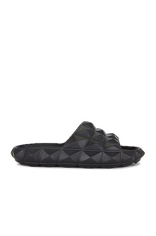 Valentino Garavani Slides in Black | FWRD 