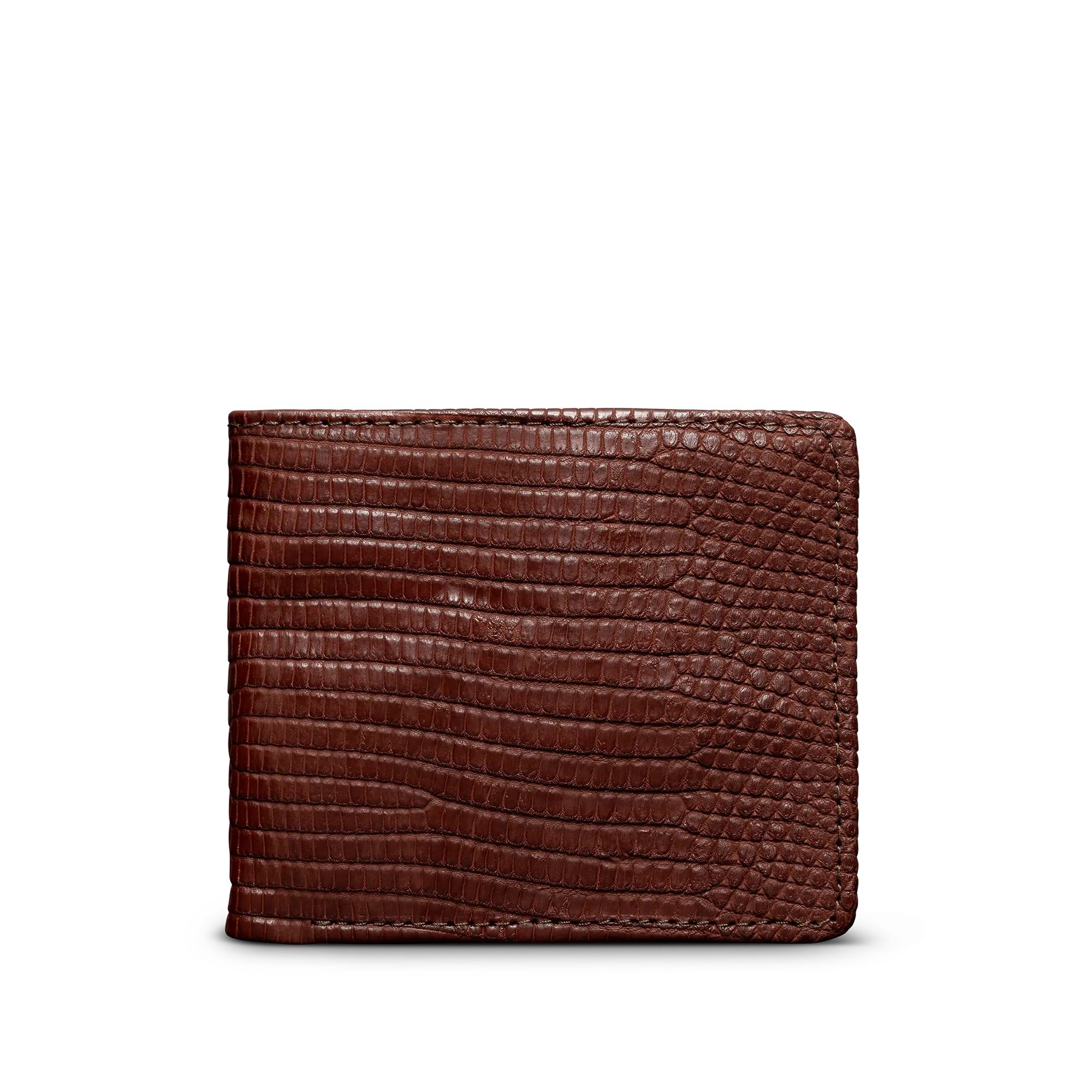 Lizard Leather Wallet |  Billfold Lizard - Bourbon | Tecovas | Tecovas