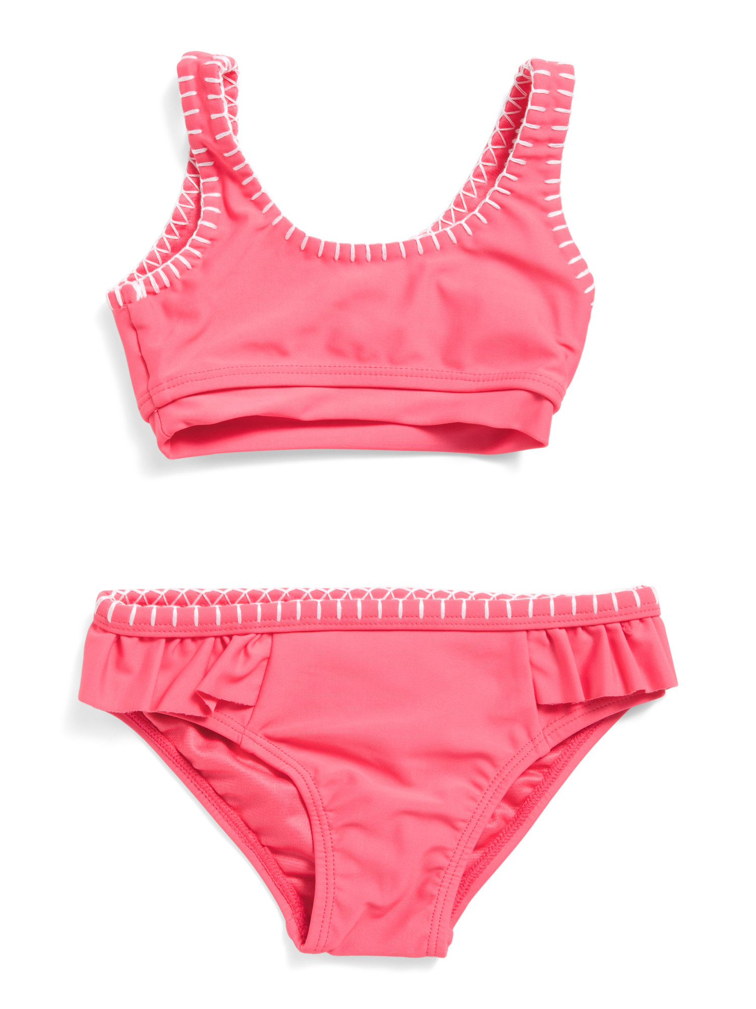 Girls 2pc For The Frill Of It Bikini Set | Toddler Girls (2t-5t) | Marshalls | Marshalls