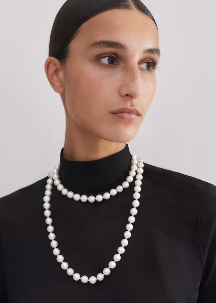 Shell Pearl Necklace Set Shell Pearls | ME+EM Global (Excluding US)