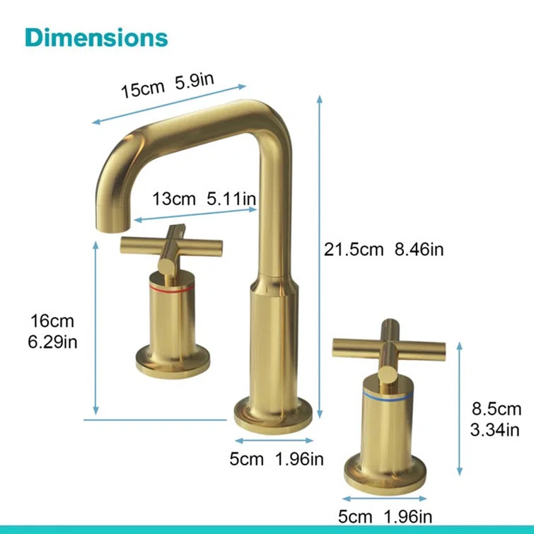 RVG2-201 Widespread 2-handle Bathroom Faucet | Wayfair North America