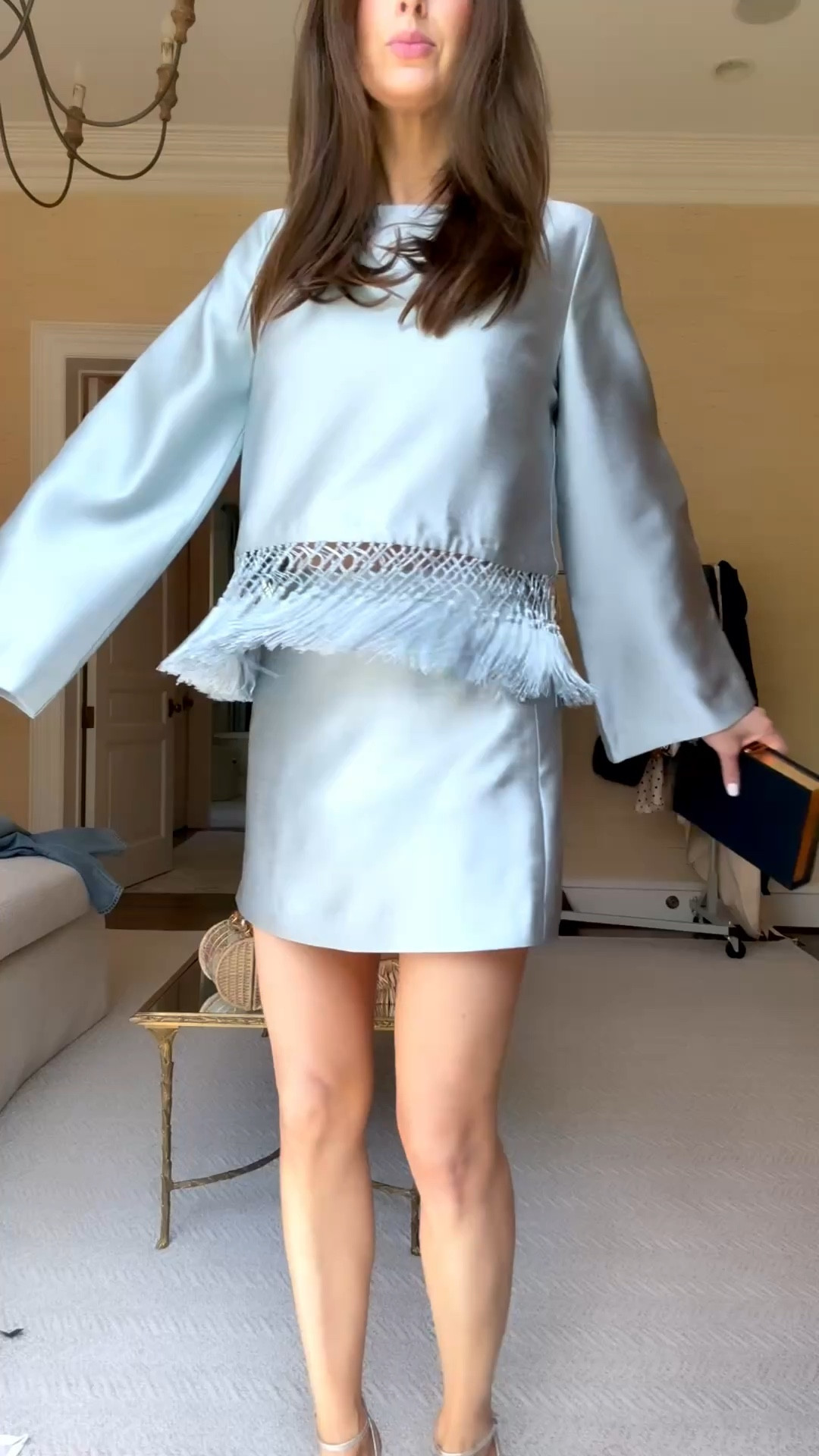 I’m wearing a small in both, this Fri be detail is 🤍🤍🤍

#LTKTall #LTKOver40