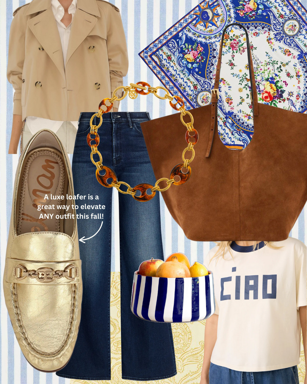  Fall favorites right now! Been eyeing this brown suede tote, the perfect fall bag✨ and also these loafers, a classic piece that will elevate your fall looks💓

 

#LTKStyleTip #LTKautumn #LTKShoeCrush