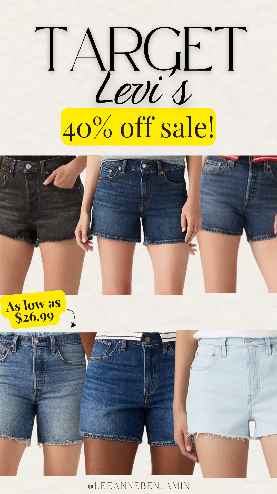 40% off Levi's at Target! Sale ends saturday so don't wait on this one! 

 #LTKootd #LTKOver40 #LTKSaleAlert