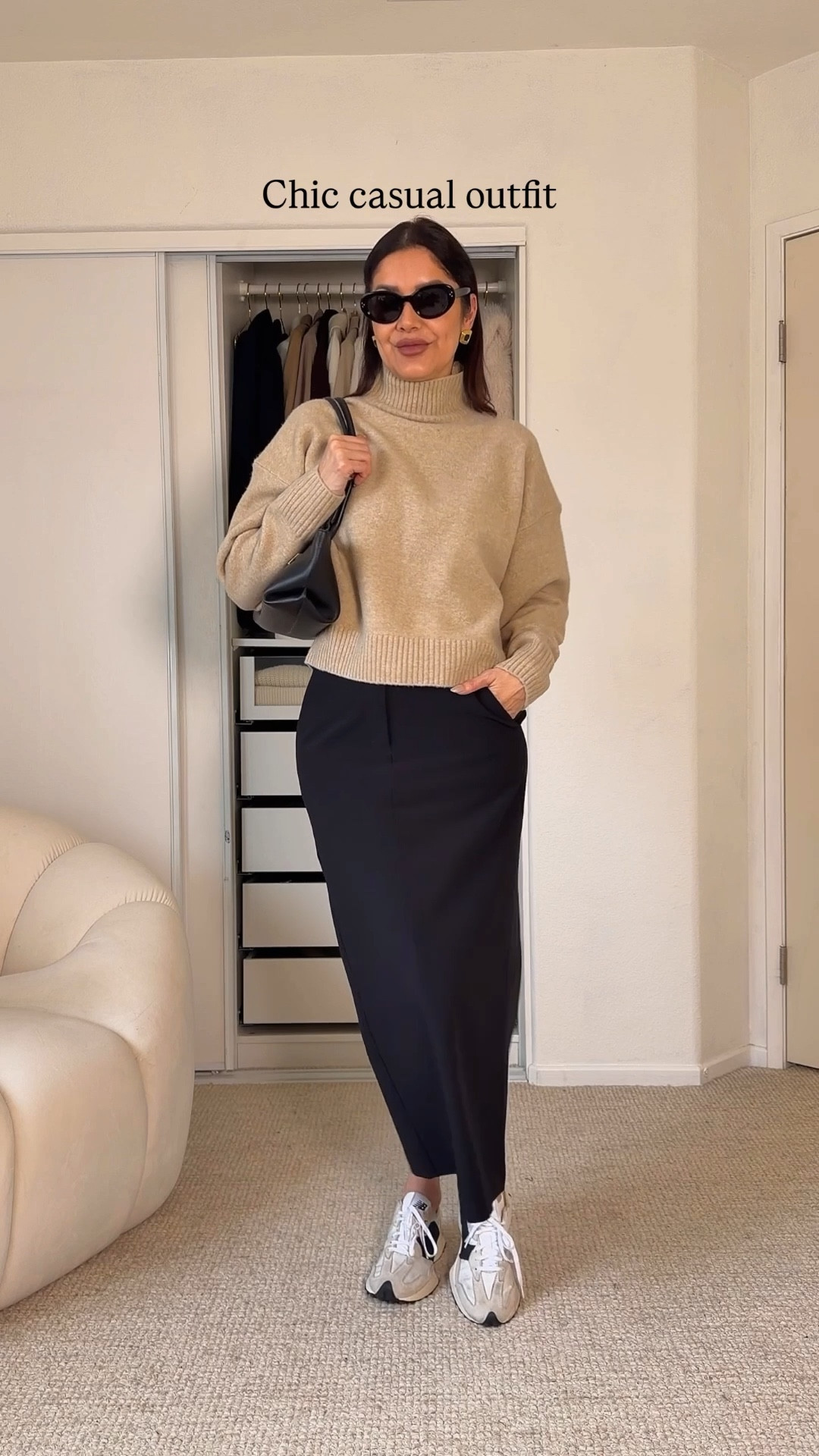 Proof: the right shoes and accessories can completely transform an outfit.
You don’t need more clothes — you need better styling.

➡️Save this for your next outfit moment.

Sweater is from @zara, pencil skirt from @express. New balance sneakers are just the bedt so comfortable. Black tall boots are from @amazonfashion and thd leather slingbacks are from @amazon as well.

Fashion over 40, fashion over 50, casual chic outfit, chic ootd, casual ootd, office outfit, mom outfit, boss outfit, cozy elegant outfit, zara outfitt, zara sale outfitt
