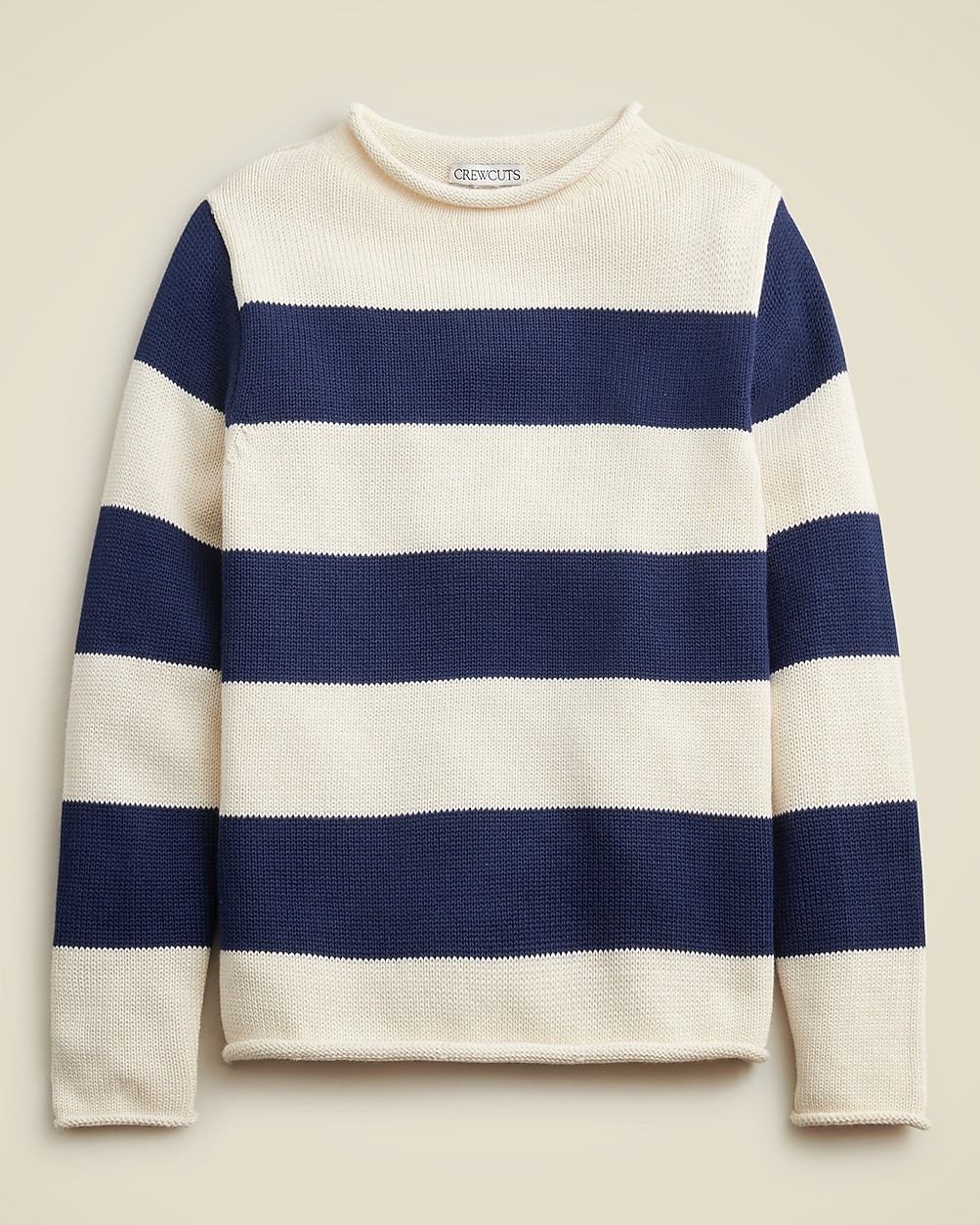 Kids' 1988 heritage cotton Rollneck™ sweater in stripe | J. Crew US