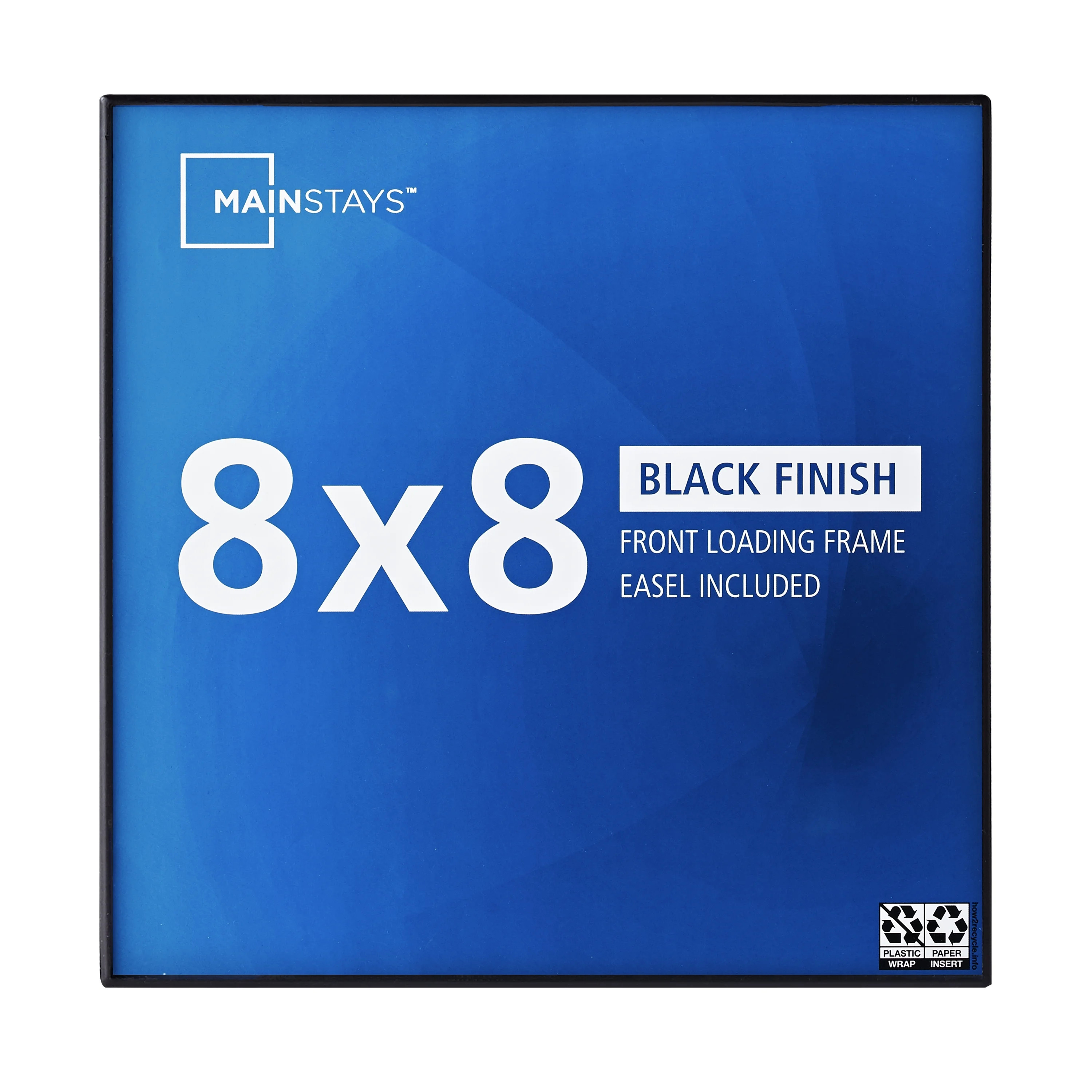 Mainstays 8x8 Front Loading Picture Frame, Black - Walmart.com | Walmart (US)
