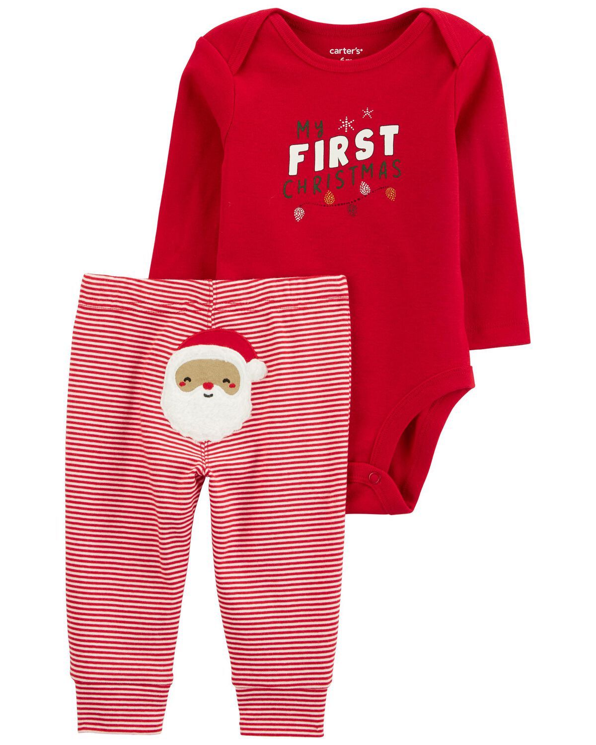 Red Baby 2-Piece My First Christmas Outfit Set | carters.com | Carter's