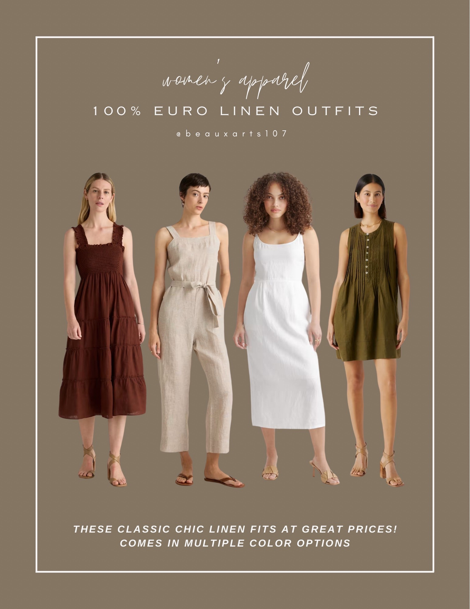 Save on these beautiful chic designer 100% linen looks at affordable prices! 

#LTKStyleTip #LTKSaleAlert #LTKFindsUnder100