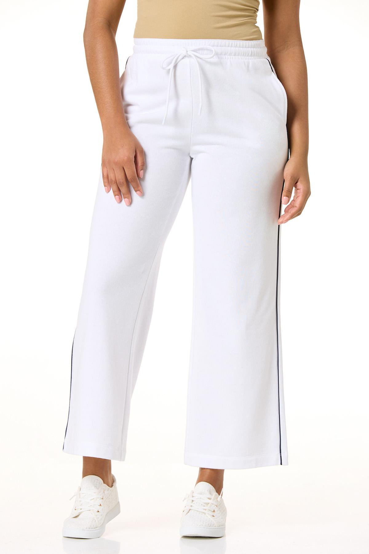 Stripe Side French Terry Pants | Cato Fashions