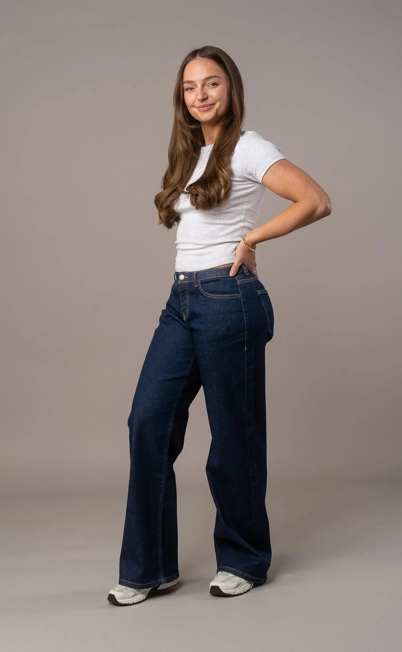 Womens Baggy Low Waisted Fitjeans - Dark Blue | Fitjeans (US)