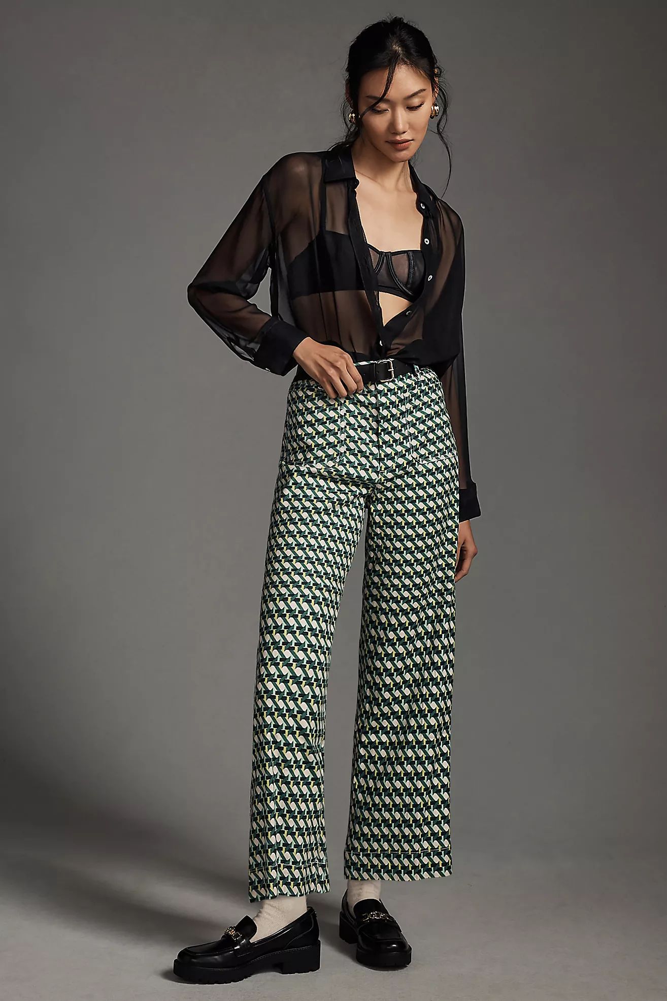 The Colette Cropped Wide-Leg Linen Pants by Maeve | Anthropologie (US)