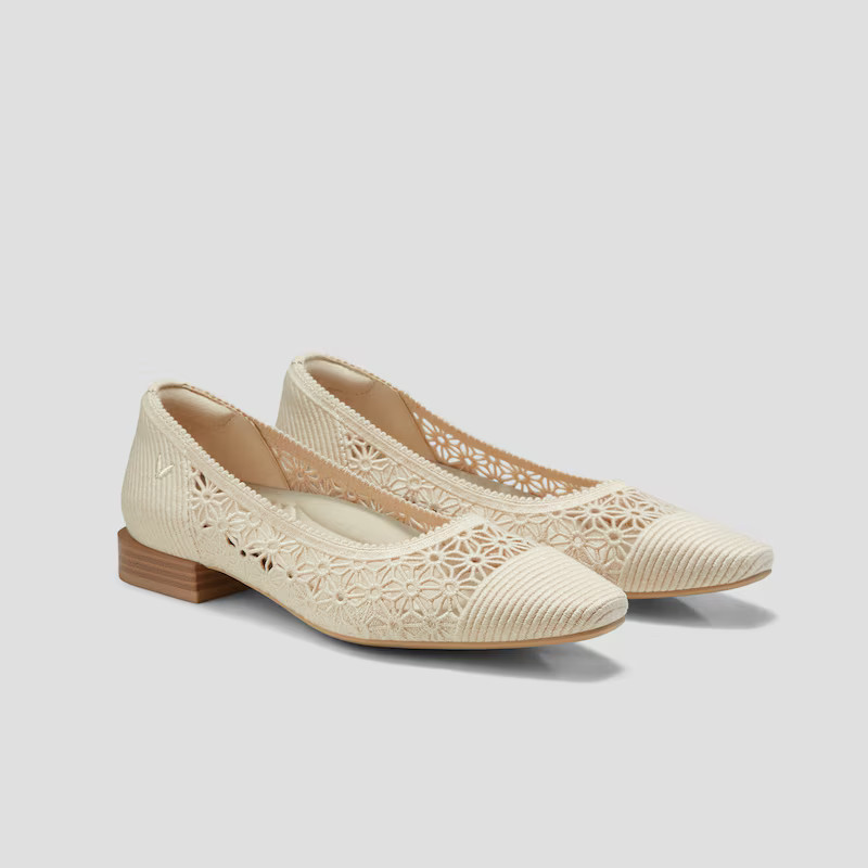 Small Square-Toe Mesh Heels (Maelyn) | VIVAIA