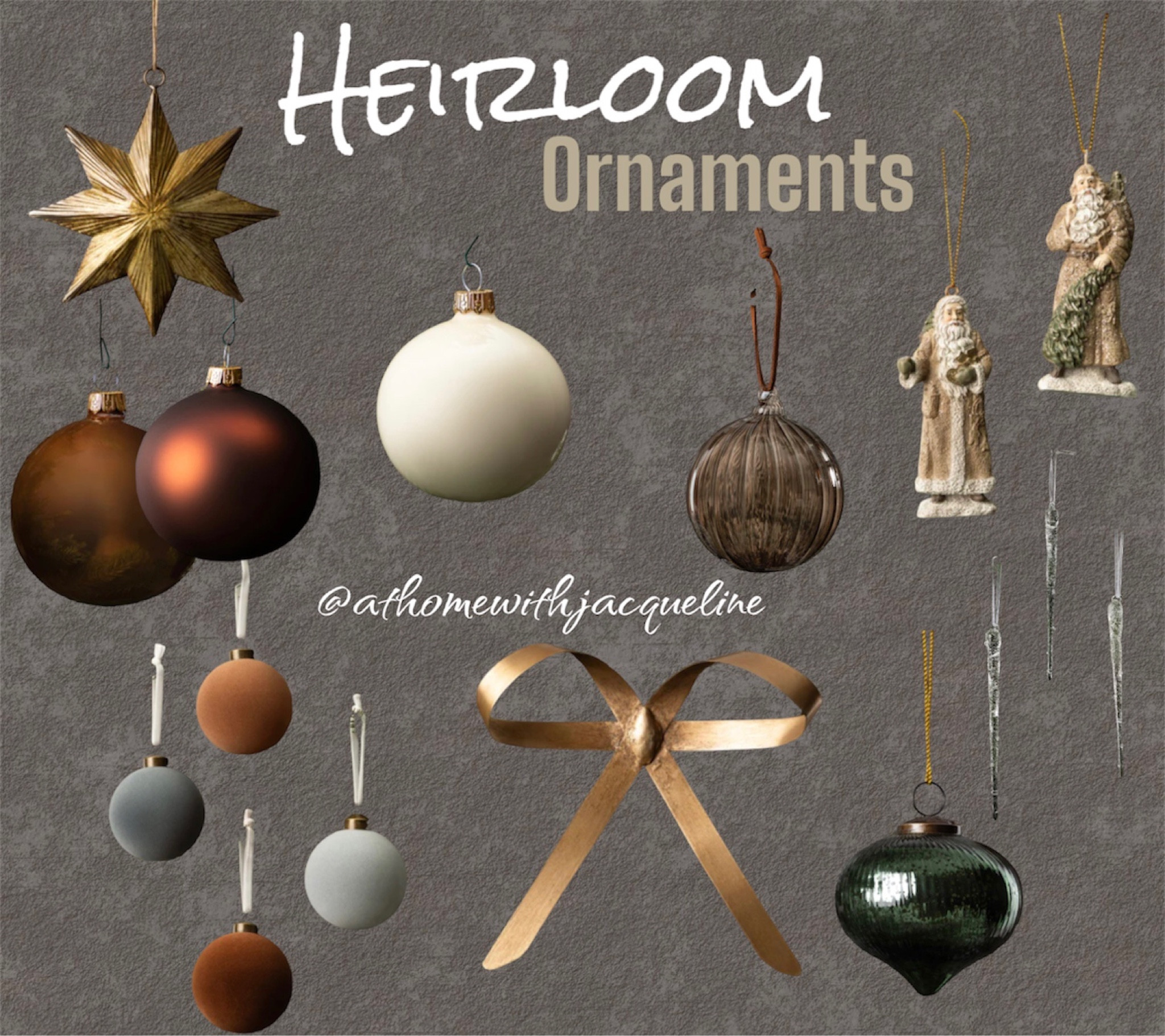 Decorate for years to come with these heirloom ornaments. Timeless collection. Holiday spirit home  

#LTKSeasonal #LTKhome #LTKHoliday