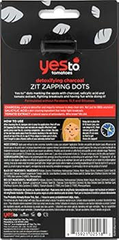 Yes To Tomatoes Detoxifying Charcoal Zit Zapping Dots, Red, 24 Count (1025182) | Amazon (US)