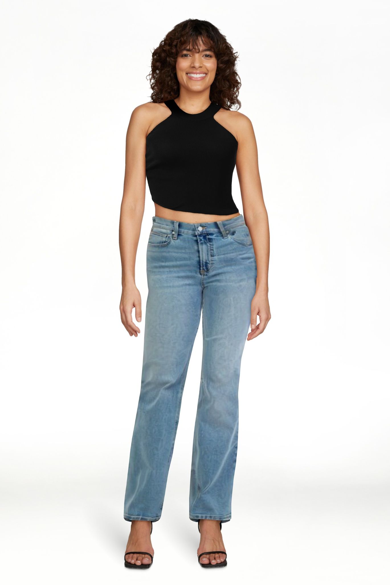 Jordache Women's High Rise Flare Jeans, Available in 27", 30", 32" Inseams - Walmart.com | Walmart (US)