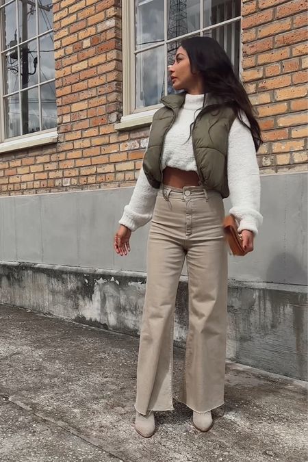 Fall fashion, fall style, fall outfit, tan pants, puffer vest outfit 

#LTKstyletip #LTKsalealert