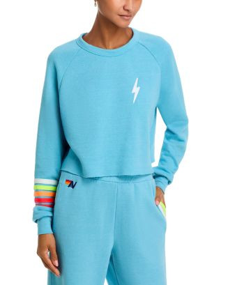 Aviator Nation Lightning Bolt Logo Sweatshirt  | Bloomingdale's Women | Bloomingdale's (US)