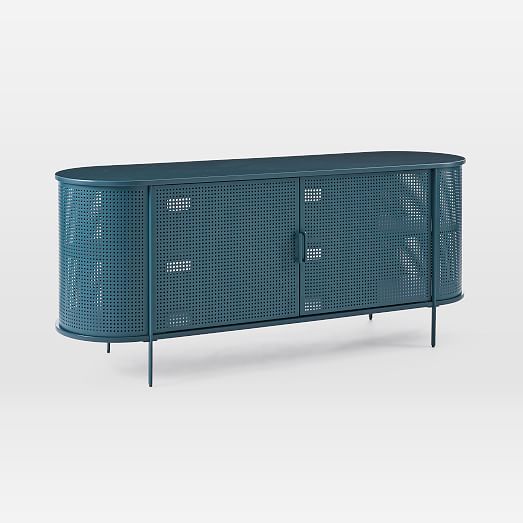 Perforated Metal Buffet | West Elm (US)
