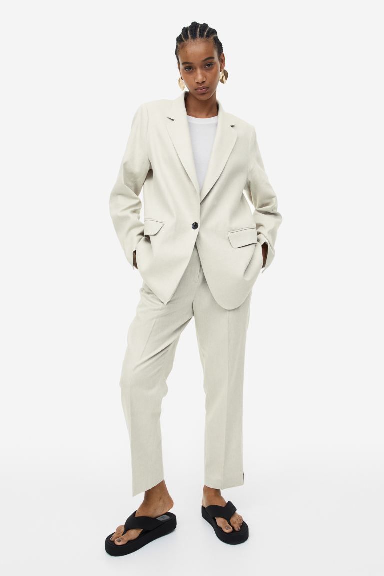 Linen-blend Blazer | H&M (US + CA)