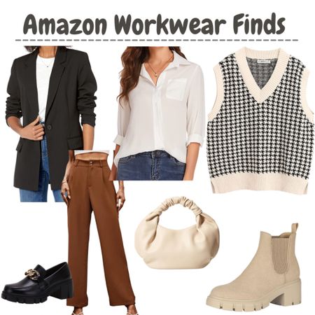 Amazon work wear finds. Perfect fall staples and must haves. 

 Follow my shop @workwear_outfits on the @shop.LTK app to shop this post and get my exclusive app-only content!
https://liketk.it/3OJ4G

 #LTKsalealert #LTKunder50 #LTKstyletip #LTKunder100 #LTKshoecrush #LTKworkwear #LTKSeasonal #LTKitbag 

 

#LTKCyberweek #LTKtravel #LTKcurves