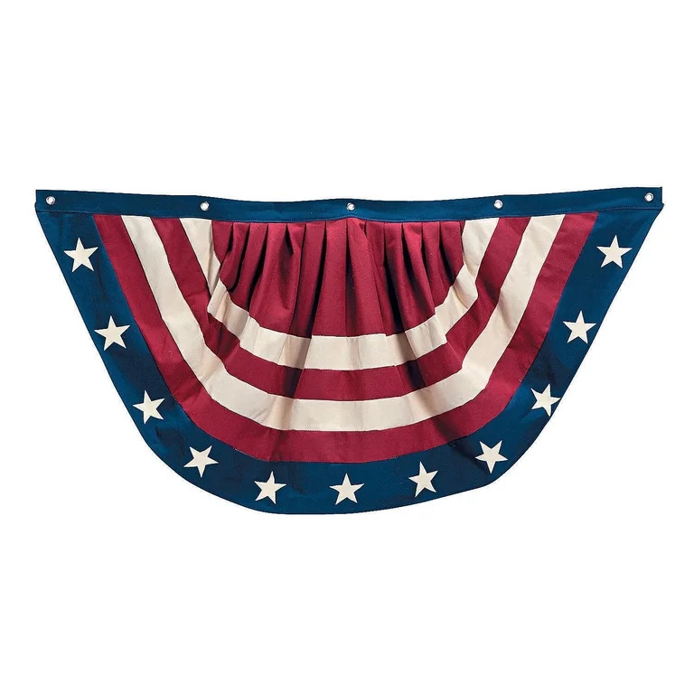 Vintage Americana Bunting 3Ft - Outdoor Home Decor for 4th of July, Memorial Day and Veteran's da... | Walmart (US)