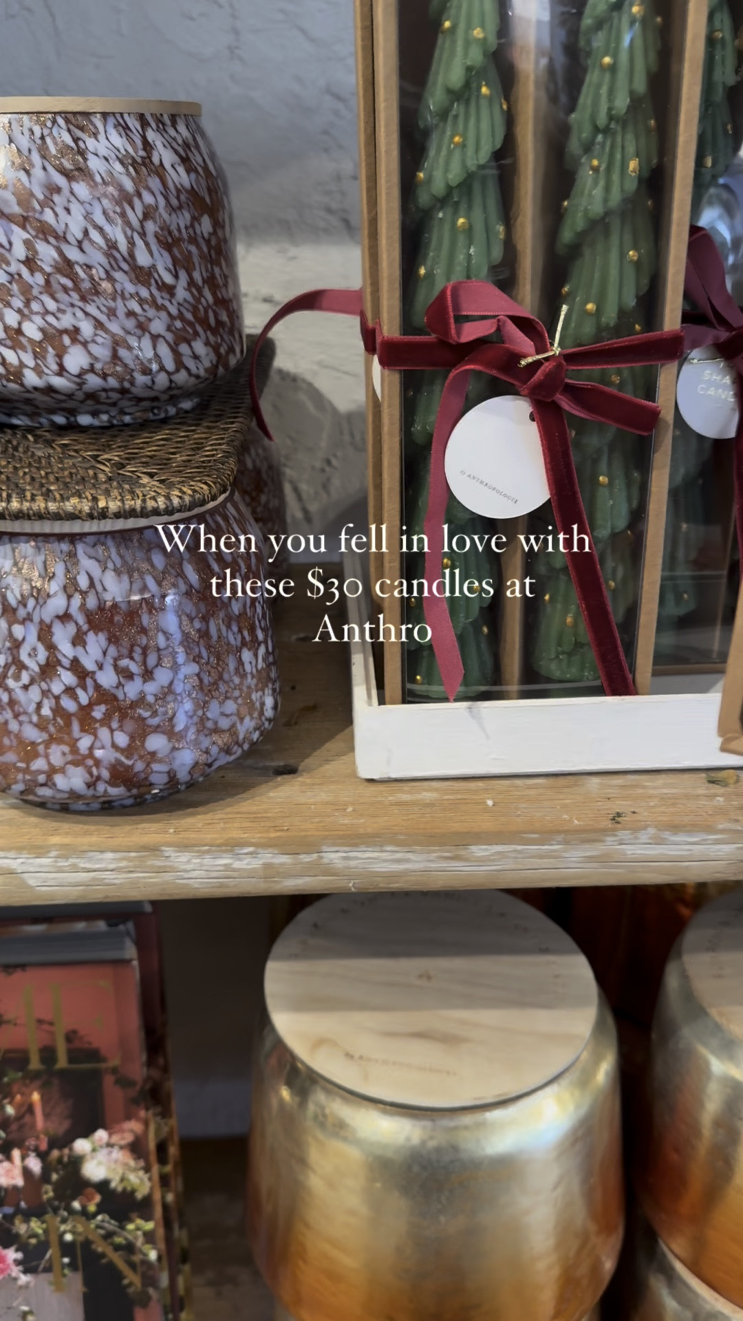 Holiday tree taper candle round up.
_
Original option from world market is already sold out online, but available for pick up orders in green at some locations 
_
Linking other great $10 option from At Home 