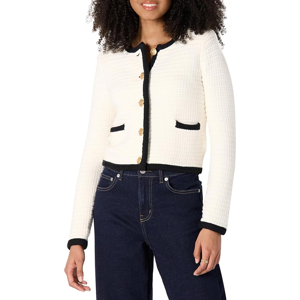 Amazon Essentials Women's Regular-Fit Midweight Cardigan Sweater | Amazon (US)