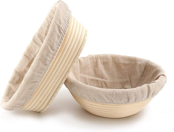 Round Oval Bread Proofing Basket Pack 2 Bread Mold Sourdough Bread Bannetons Bortforms Proofing B... | Amazon (CA)