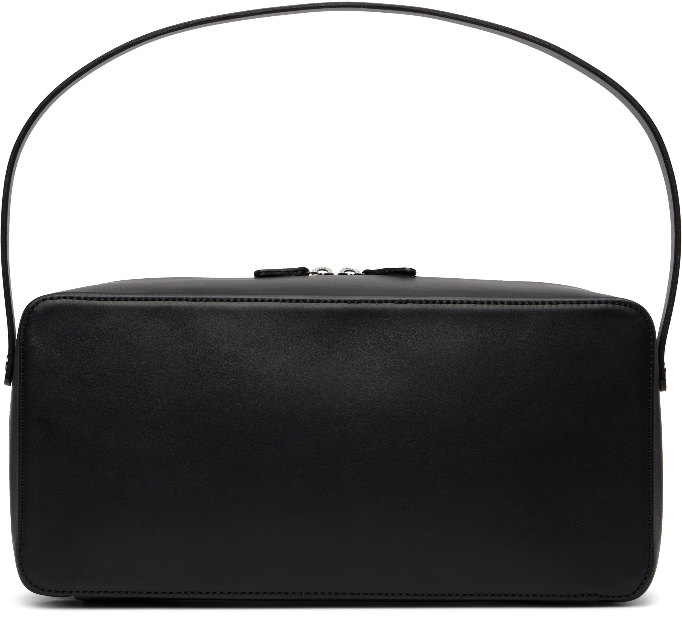 AURALEE Black AETA Edition Leather Square Bag | SSENSE