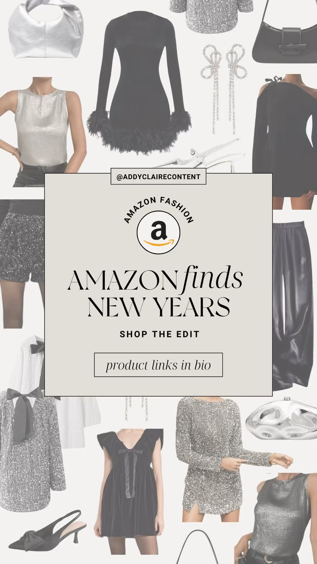 New Year's Eve Outfit Ideas from Amazon

NYE outfit/ Women’s holiday outfit ideas/ Last minute NYE outfit/ NYE amazon/ Womens new years going out outfit/ silver pants styling/ Holiday outfit ideas/ 2024 NYE/ mini skirt outfit/ Leather blazer/ Bar outfit/ going out tops/ Metallic heels/ Black shoulder bag 

#LTKWatchNow #LTKSeasonal #LTKHoliday